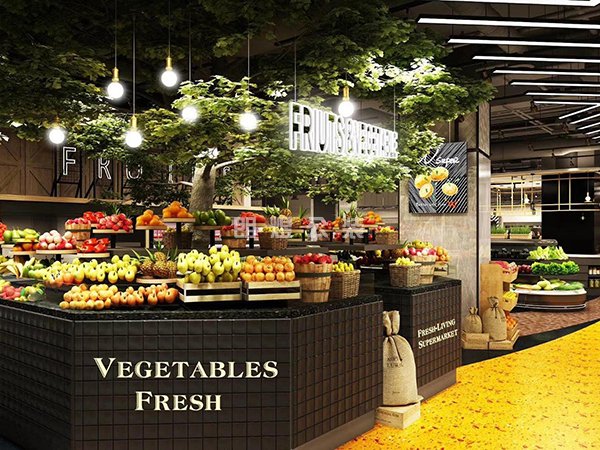 成都200平米生鮮超市如何設計？裝修預算