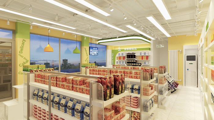 100平便利店裝修設計效果圖