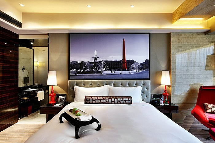 精品商務(wù)酒店床頭背景設(shè)計(jì)