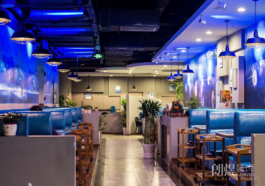 海鮮餐廳用餐區設計效果圖