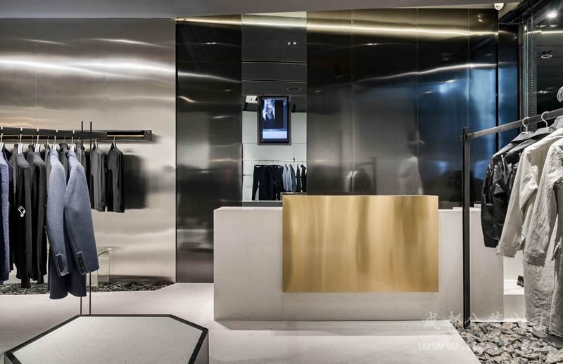 男裝店鋪收銀臺設計