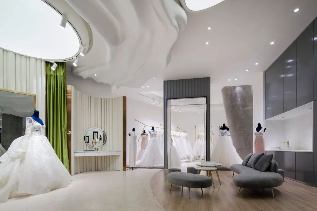 高端唯美婚紗店裝修效果圖