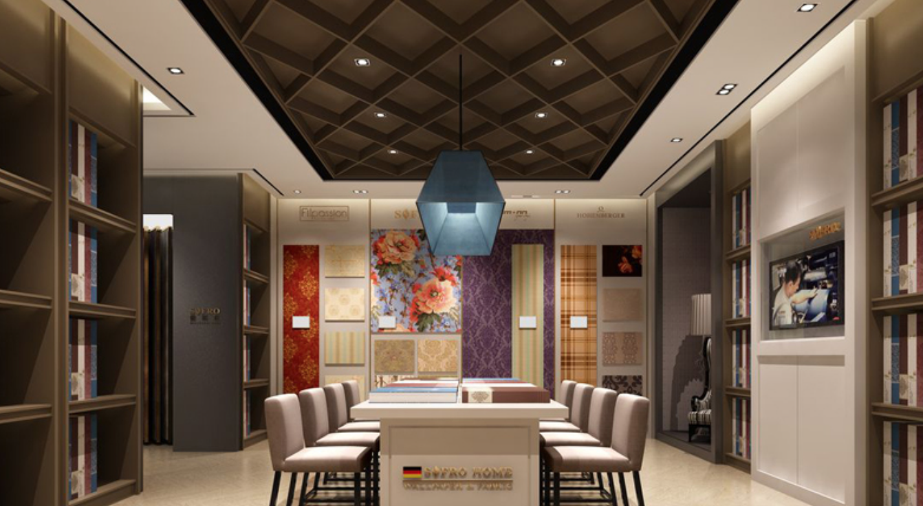 40-80平窗簾店展廳設(shè)計(jì)效果圖