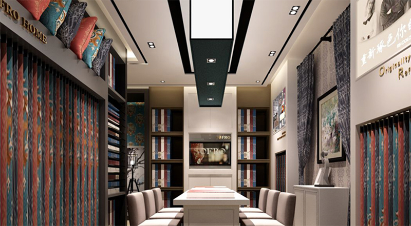 40-80平窗簾店展廳如何布局？