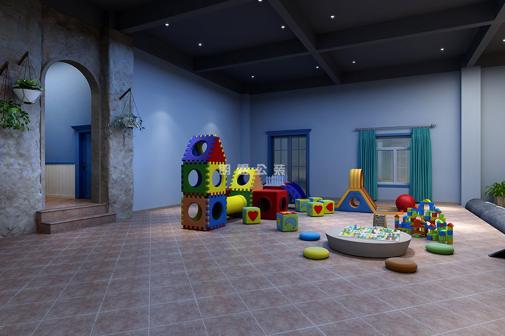 早教中心玩耍區裝修設計效果圖