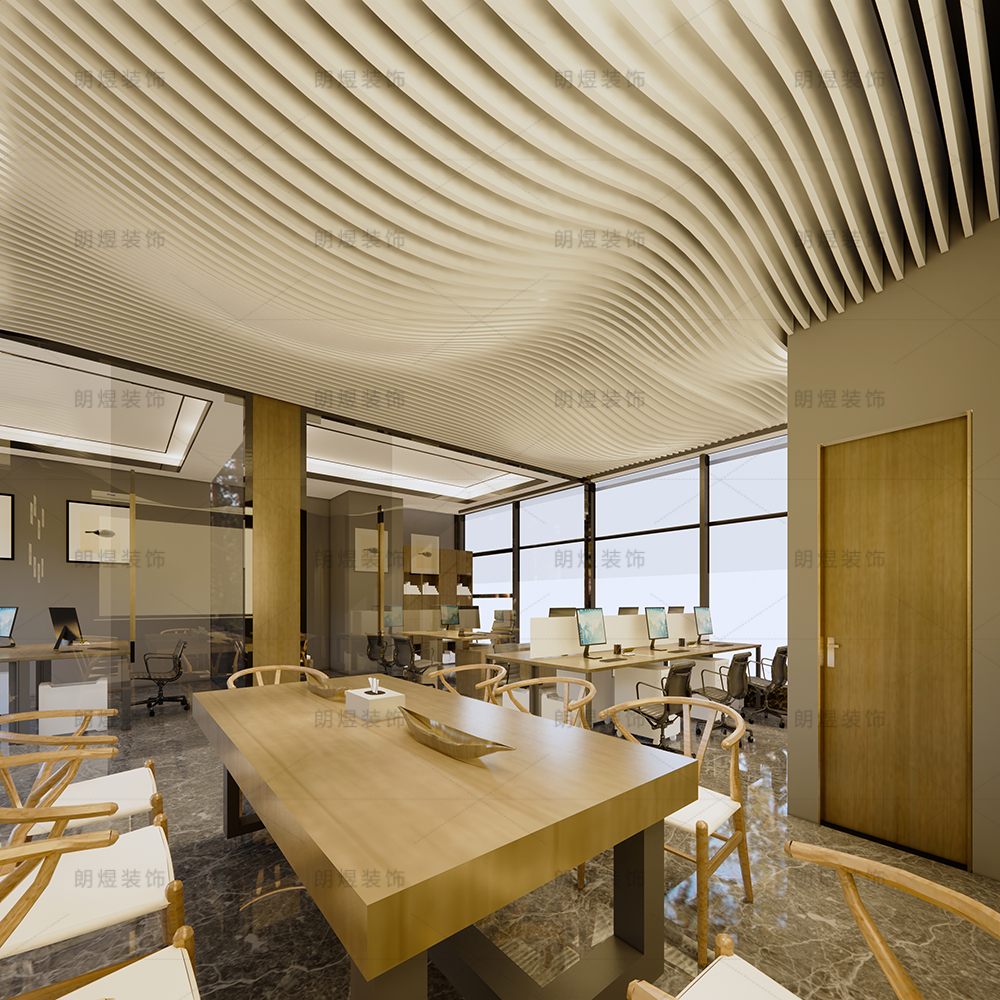 貿易有限公司辦公室裝修效果圖