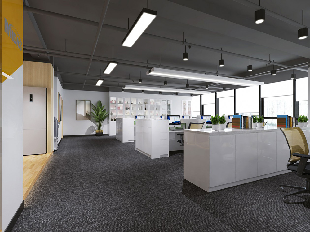 開放式辦公室設(shè)計效果圖 開放式辦公室設(shè)計效果圖