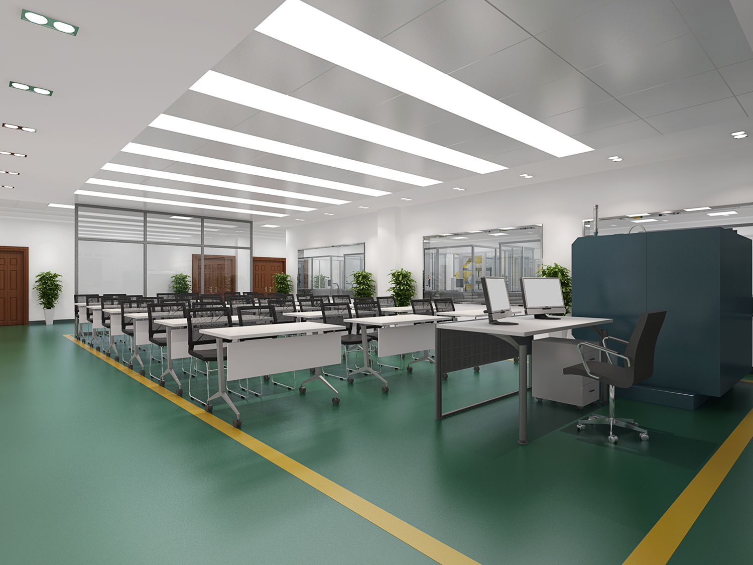 園區廠房辦公樓裝修設計效果圖