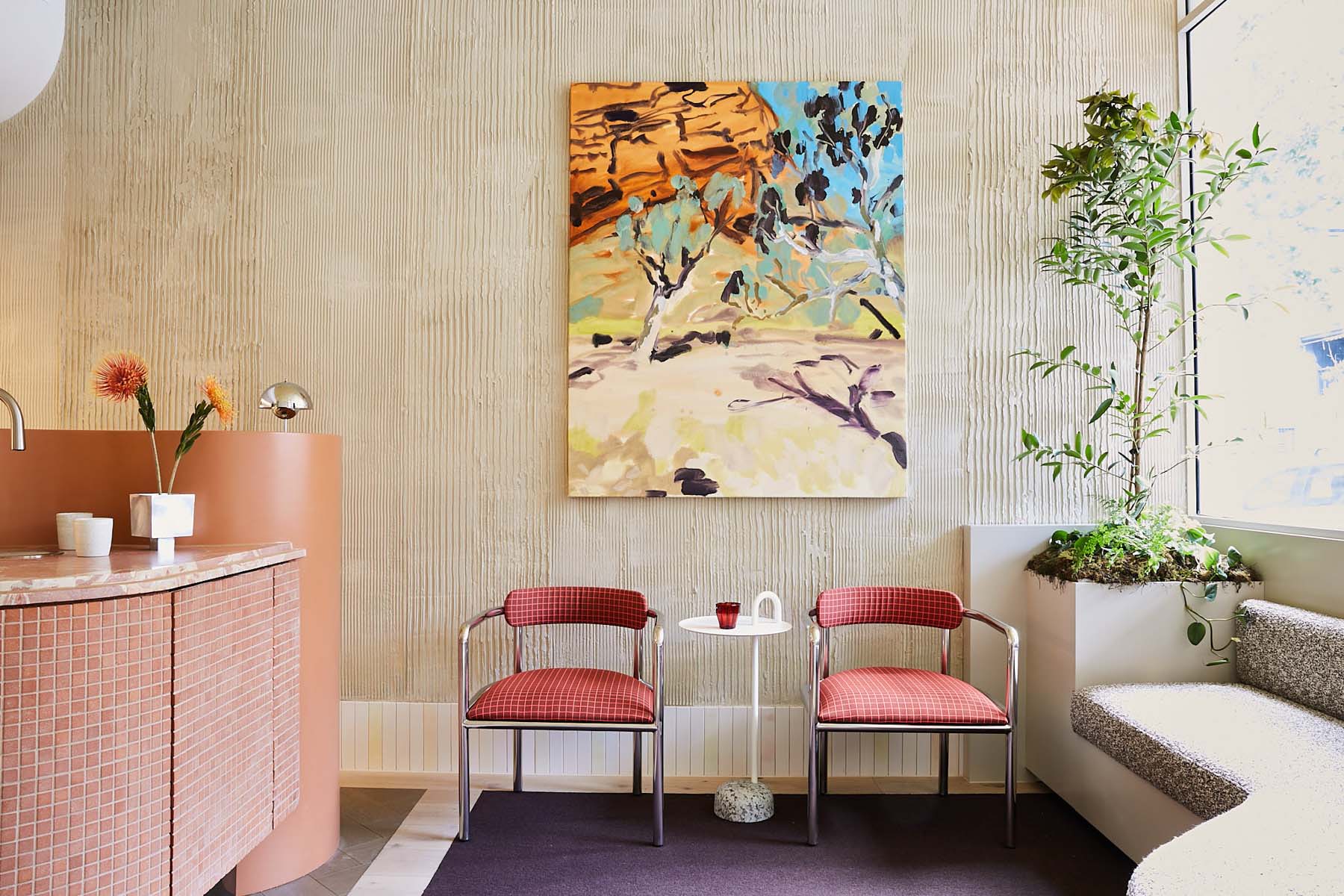 牙科診所休息區