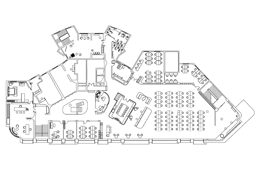 辦公室平面布局規(guī)劃設(shè)計(jì)圖